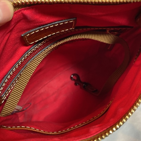 Dooney & Bourke Black Suede Crossbody Bag - Picture 9 of 12